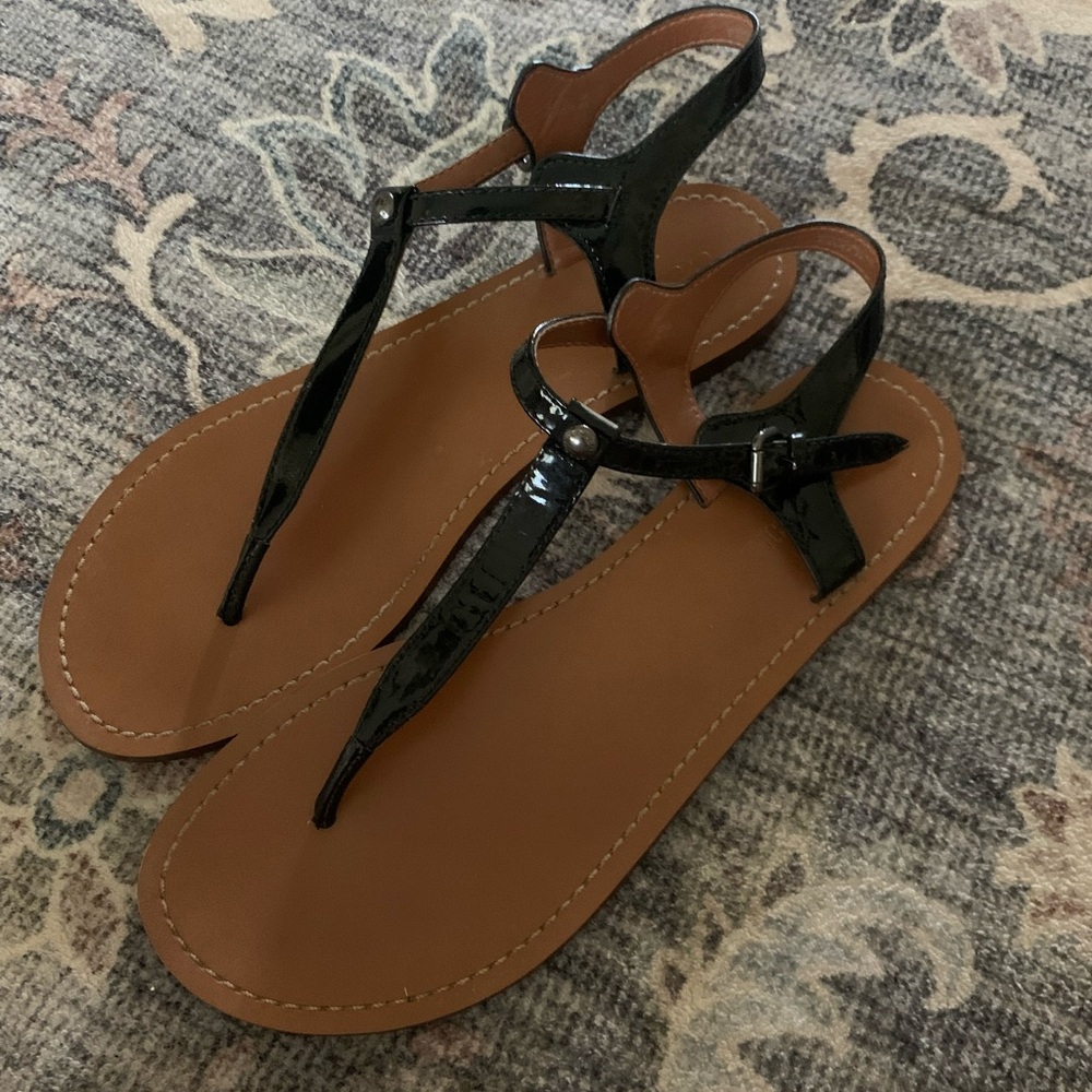 Coach Black Sandals
